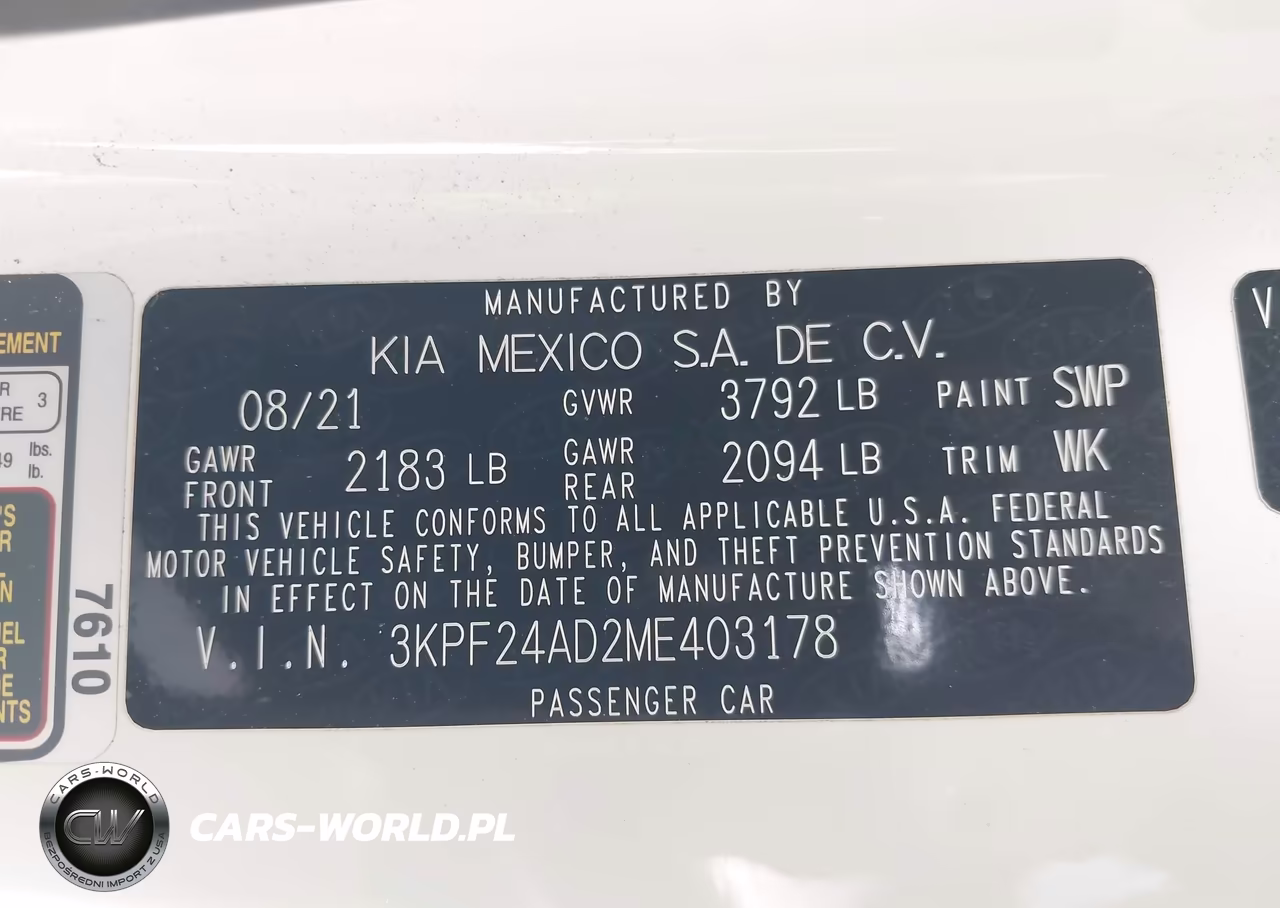 2021 Kia Forte Lxs VIN:3KPF24AD2ME403178 - 9