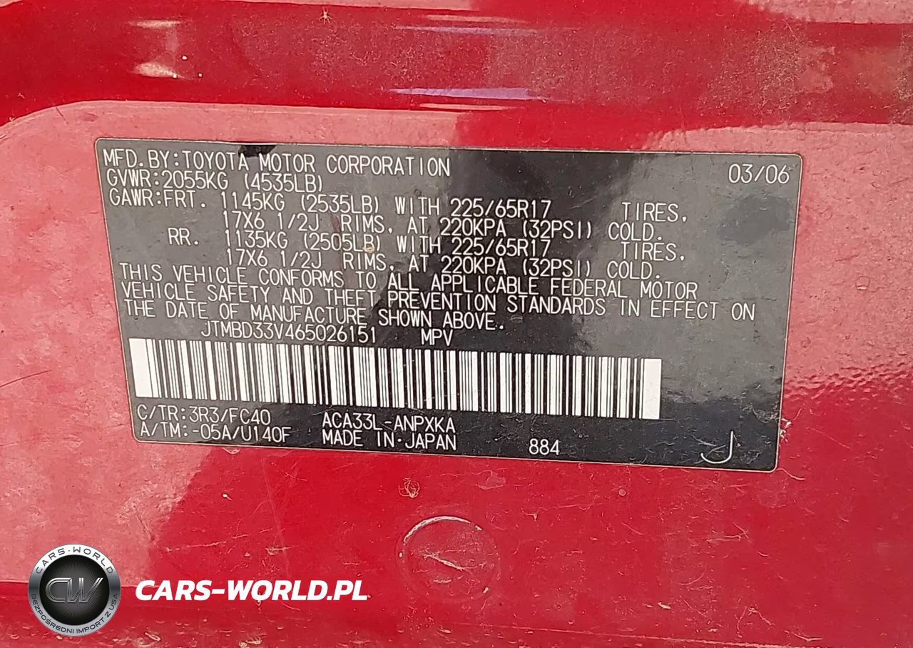 2006 Toyota Rav4 VIN:JTMBD33V465026151 - 9