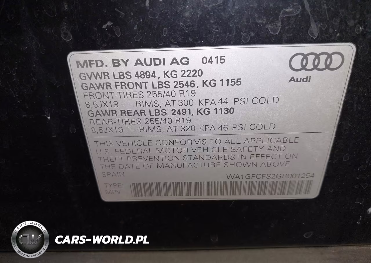 2016 Audi Q3 2.0T Premium Plus VIN:WA1GFCFS2GR001254 - 9