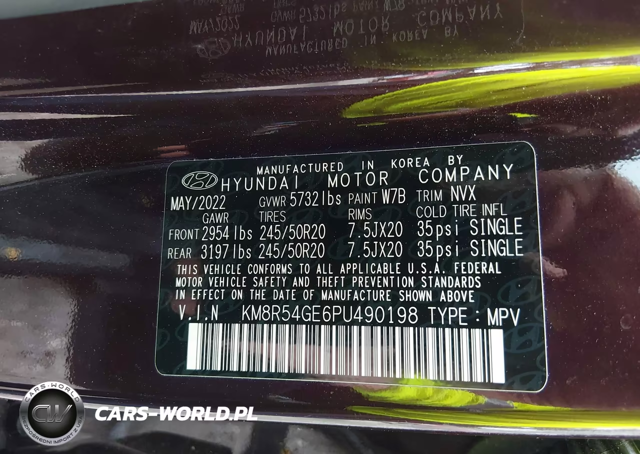 2023 Hyundai Palisade Limited VIN:KM8R54GE6PU490198 - 9