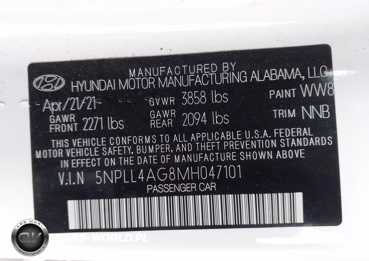 2021 Hyundai Elantra Se VIN:5NPLL4AG8MH047101 - 9