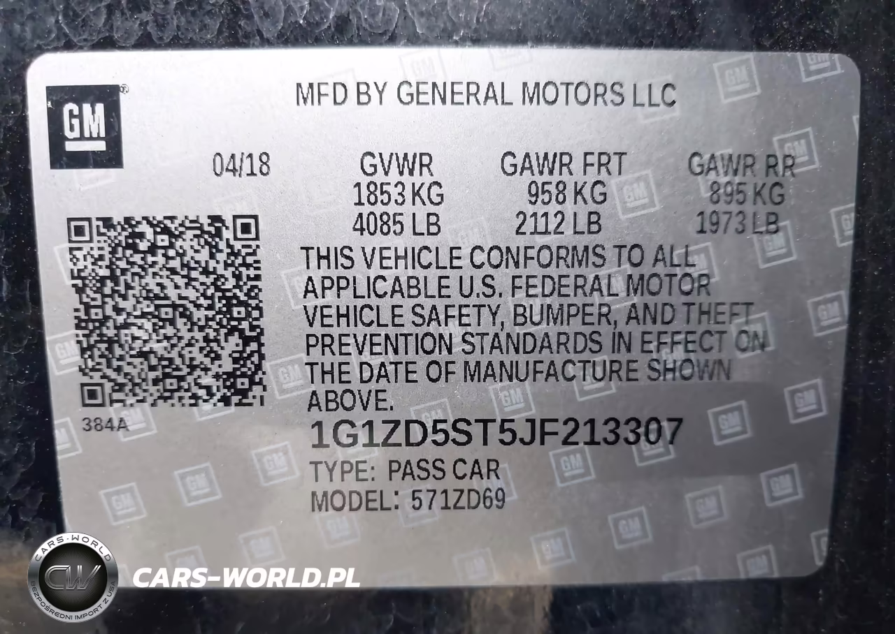 2018 Chevrolet Malibu Lt VIN:1G1ZD5ST5JF213307 - 9