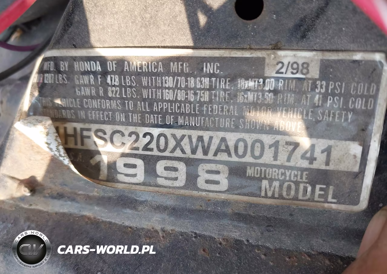 1998 Honda Gl1500 A VIN:1HFSC220XWA001741 - 10