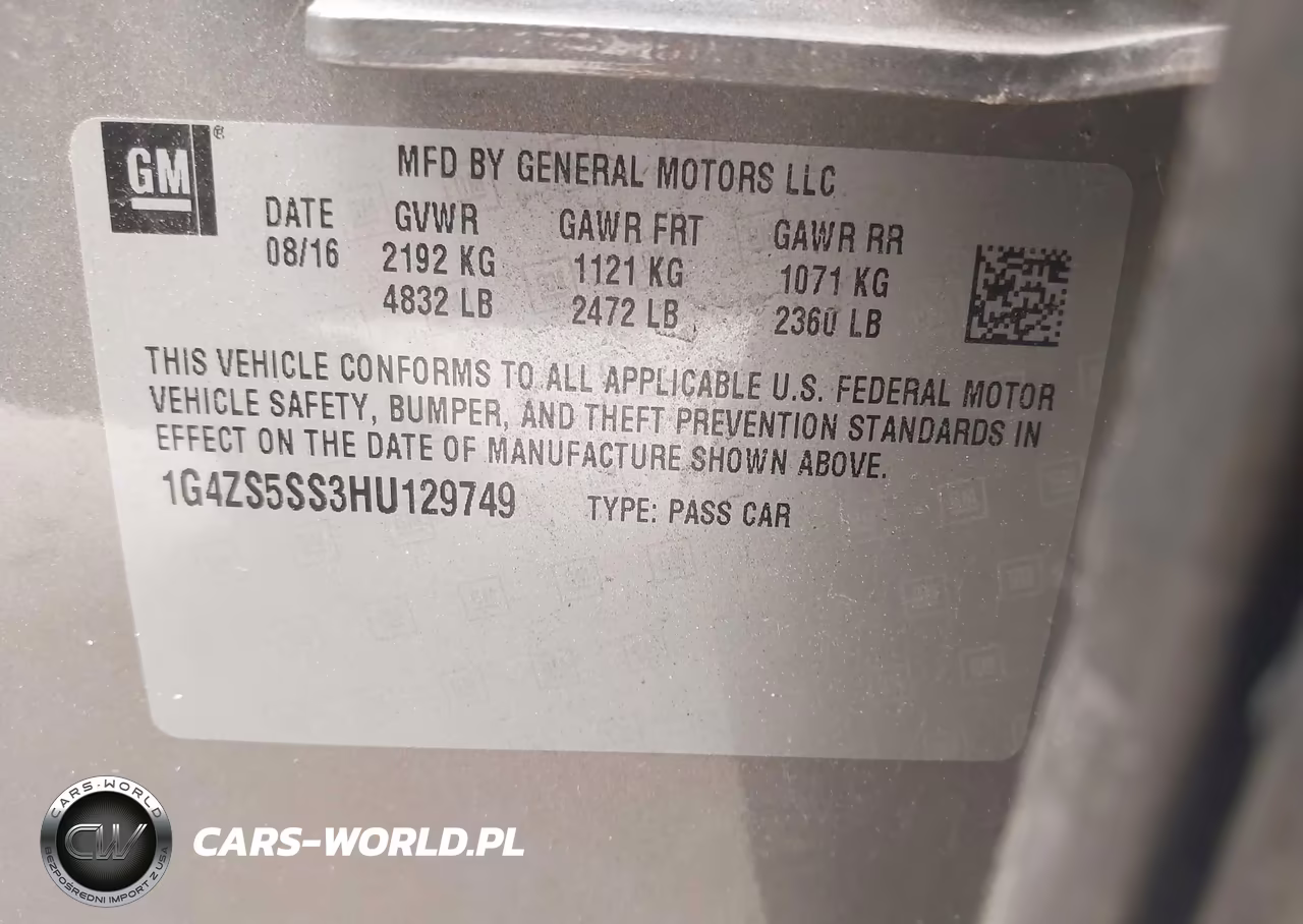 2017 Buick Lacrosse Premium VIN:1G4ZS5SS3HU129749 - 9