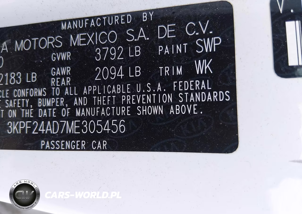 2021 Kia Forte Lxs VIN:3KPF24AD7ME305456 - 9