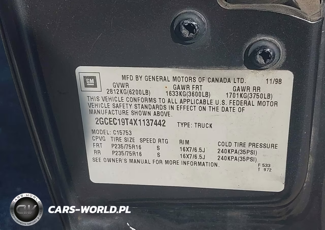1999 Chevrolet Silverado 1500 Ls VIN:2GCEC19T4X1137442 - 9