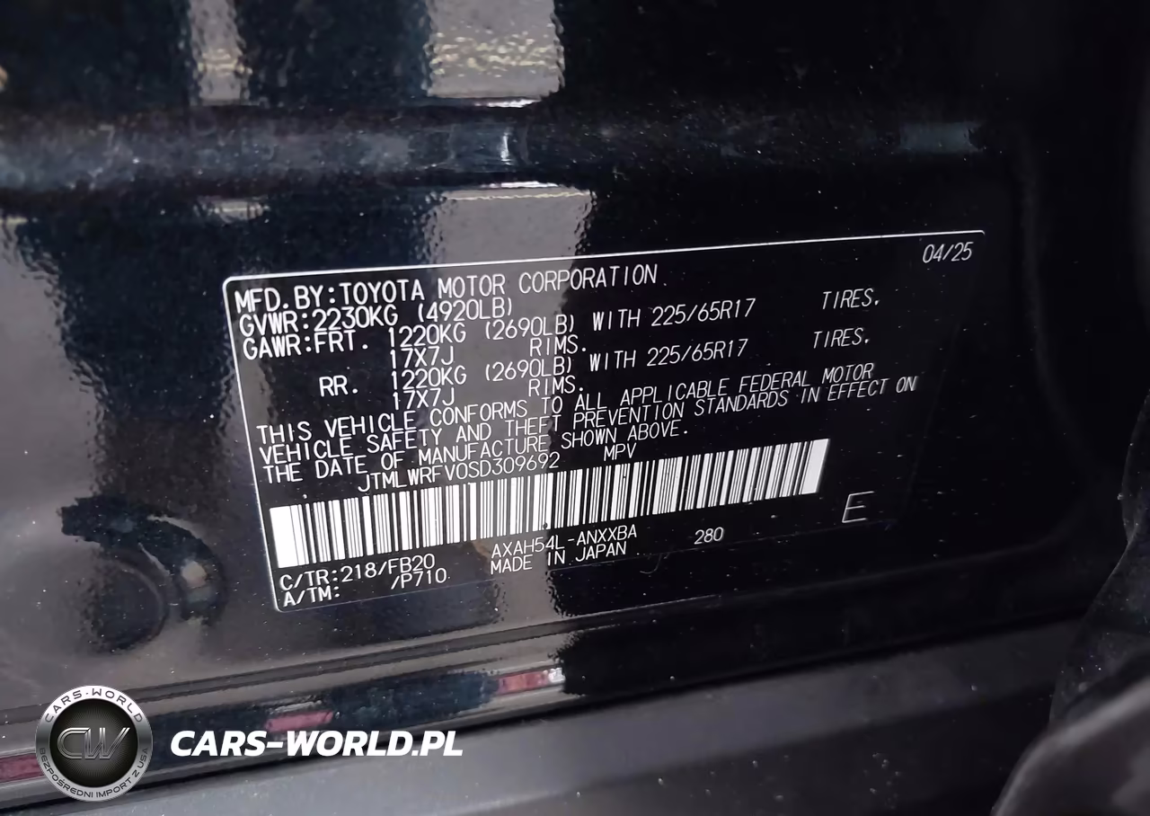 2025 Toyota Rav4 Hybrid Le VIN:JTMLWRFV0SD309692 - 9