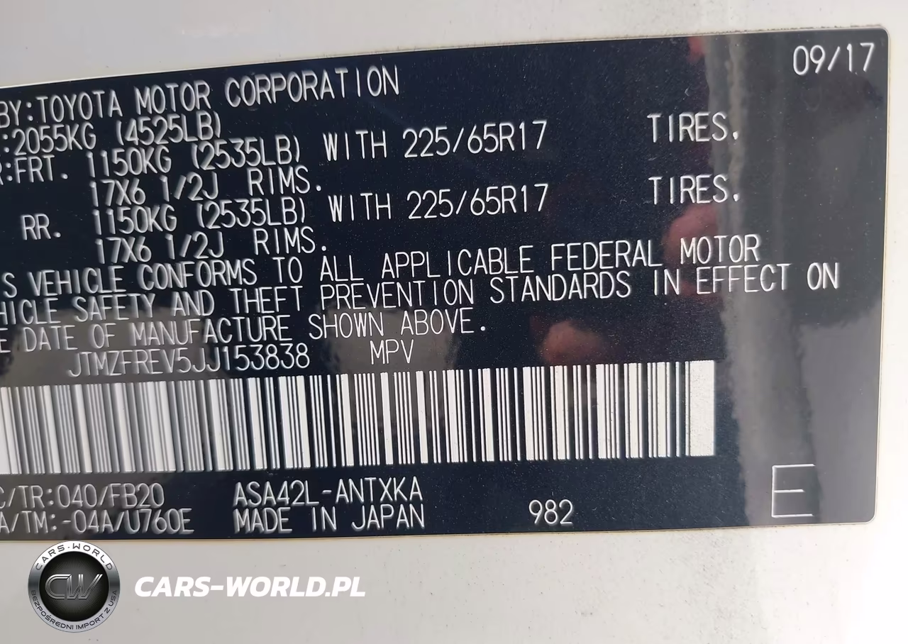 2018 Toyota Rav4 Le VIN:JTMZFREV5JJ153838 - 9