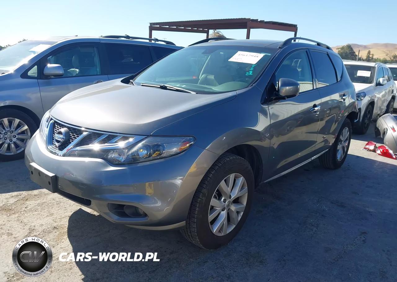 2014 Nissan Murano Sl VIN:JN8AZ1MUXEW403120 - 2
