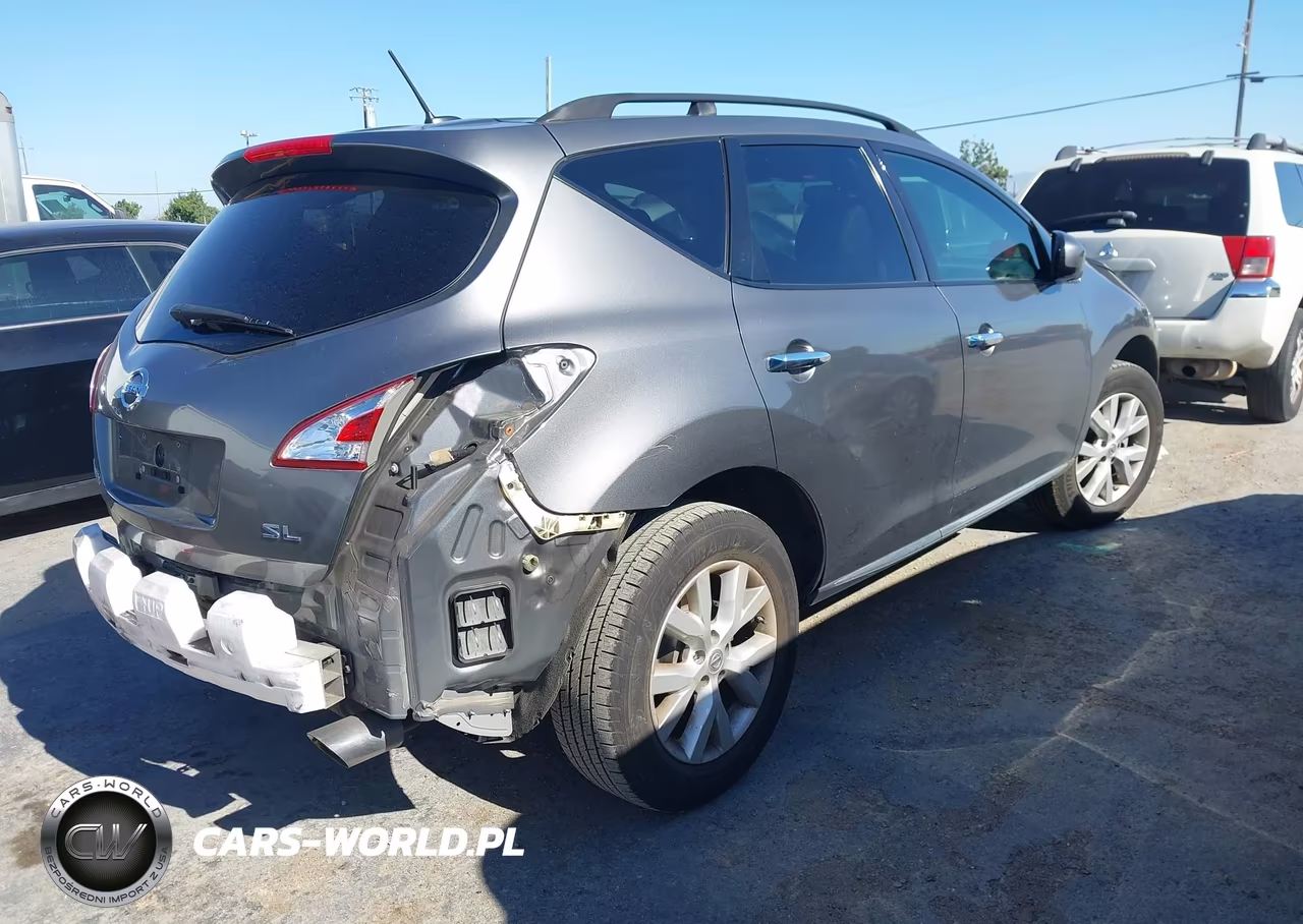 2014 Nissan Murano Sl VIN:JN8AZ1MUXEW403120 - 4