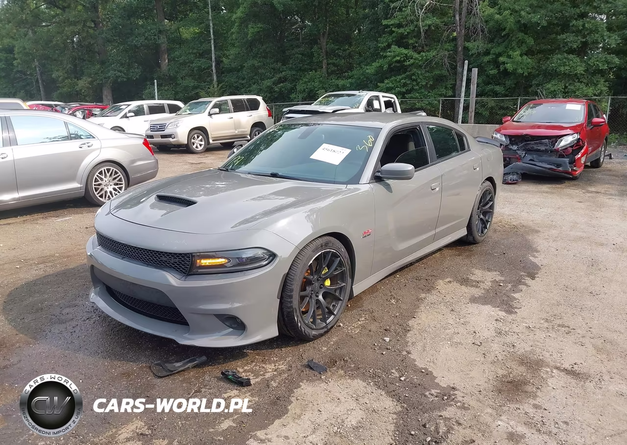 2018 Dodge Charger R-T Scat Pack Rwd VIN:2C3CDXGJ1JH119024 - 2