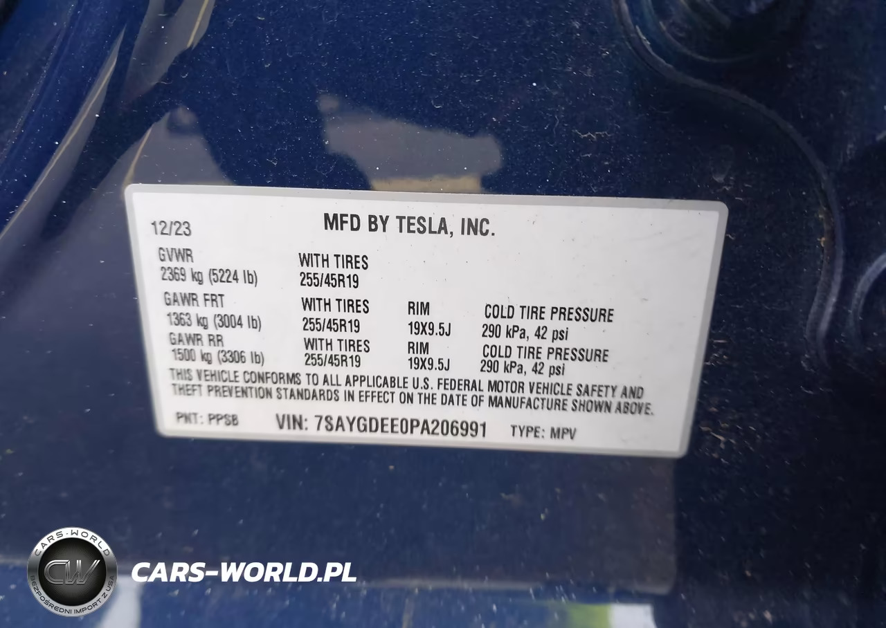 2023 Tesla Model Y Awd-Long Range Dual Motor All-Wheel Drive VIN:7SAYGDEE0PA206991 - 9