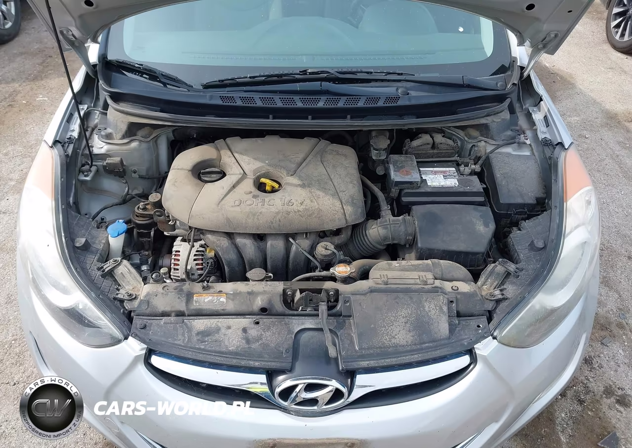 2012 Hyundai Elantra Gls VIN:5NPDH4AE5CH102056 - 10
