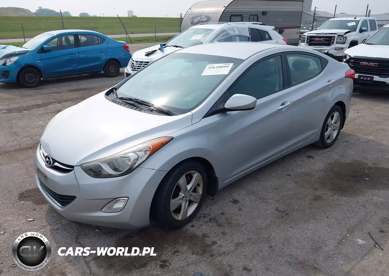 2012 Hyundai Elantra Gls VIN:5NPDH4AE5CH102056 - 2