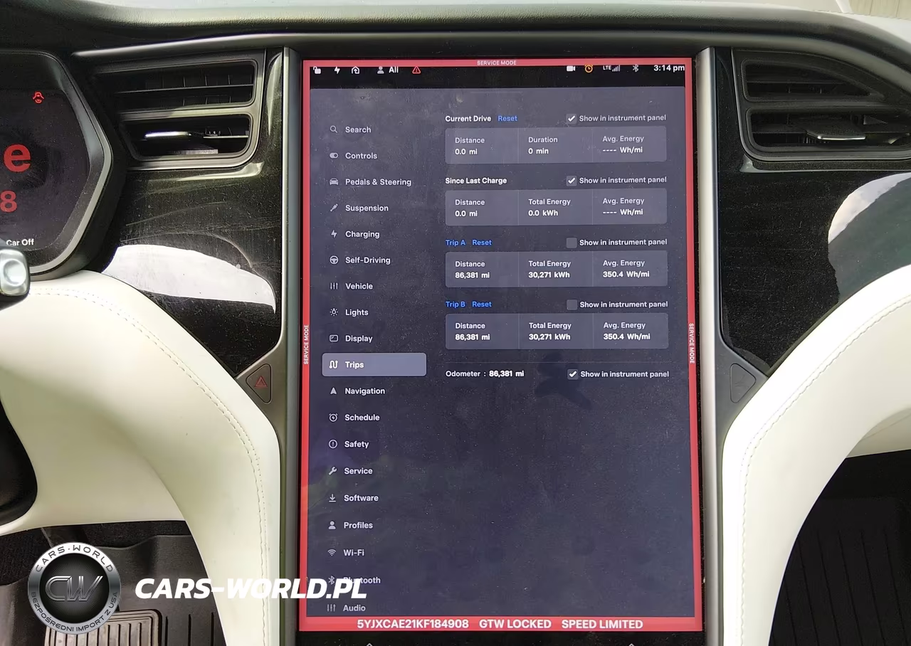 2019 Tesla Model X 100D-75D-Long Range VIN:5YJXCAE21KF184908 - 7