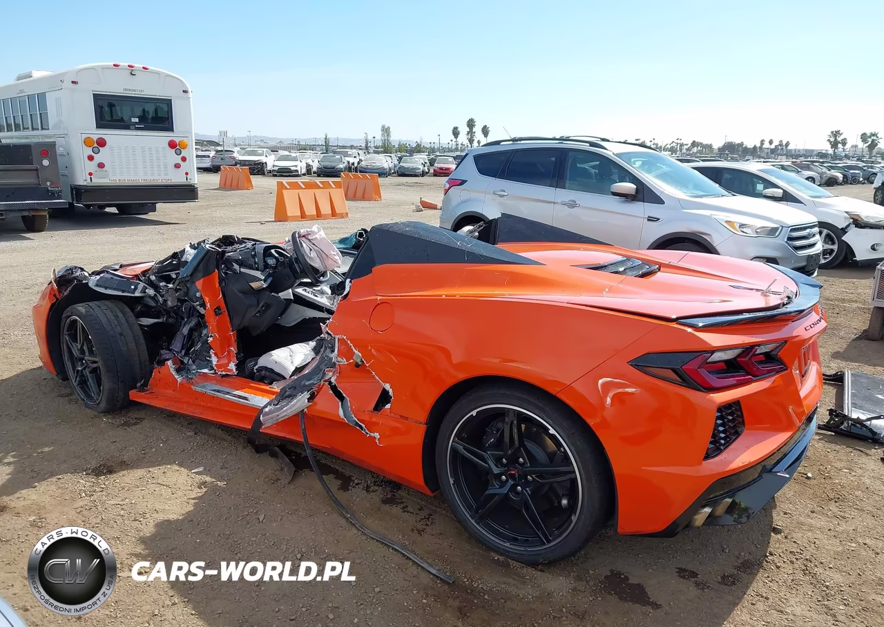 2021 Chevrolet Corvette Stingray Rwd 2Lt VIN:1G1YB3D40M5109930 - 3