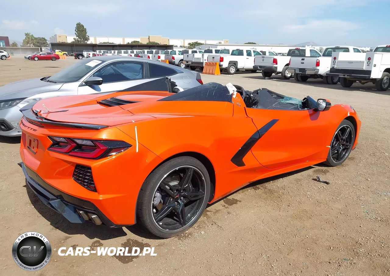 2021 Chevrolet Corvette Stingray Rwd 2Lt VIN:1G1YB3D40M5109930 - 4