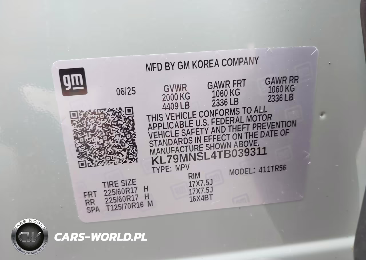 2026 Chevrolet Trailblazer Awd Ls VIN:KL79MNSL4TB039311 - 9