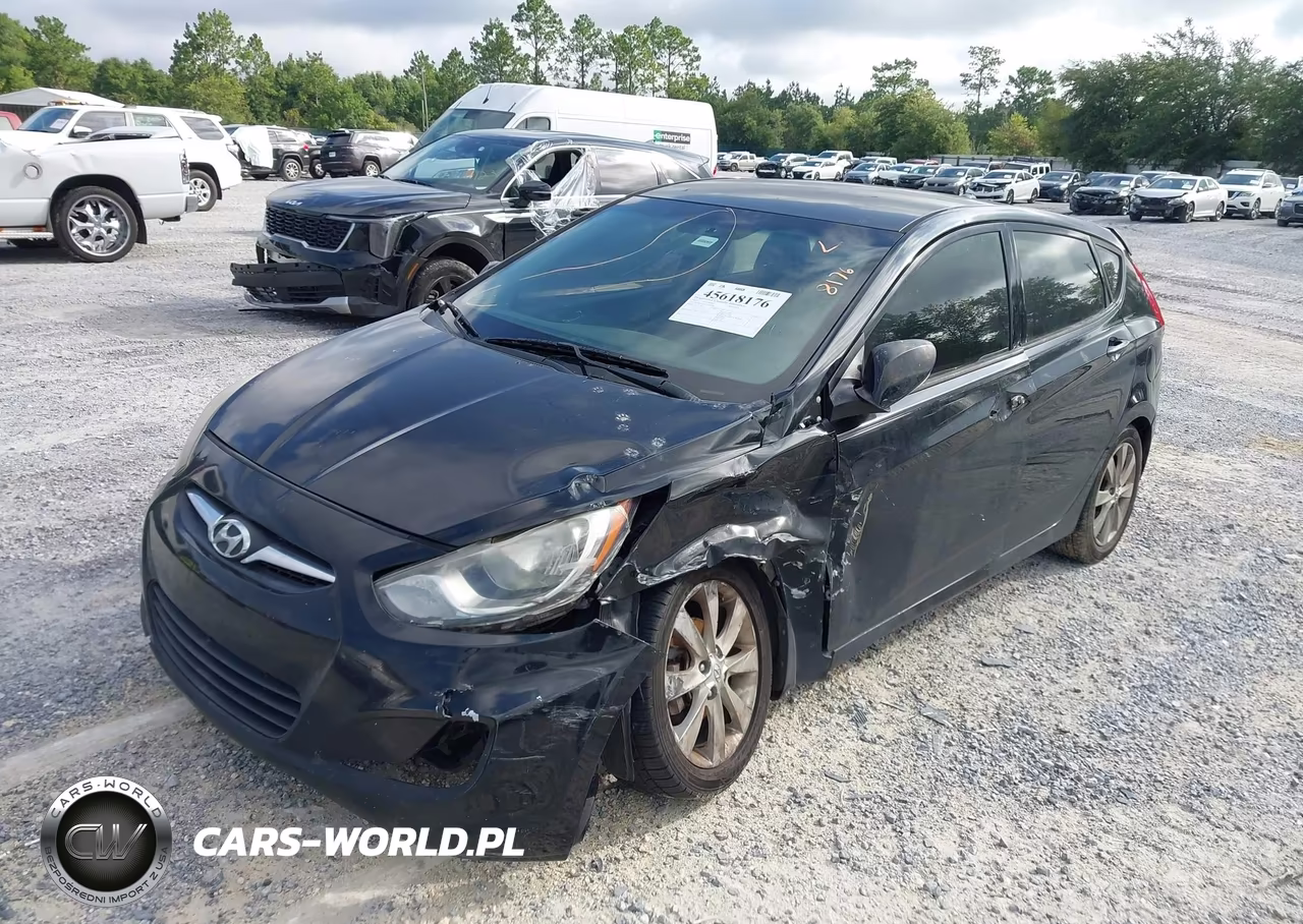 2013 Hyundai Accent Se VIN:KMHCU5AE3DU077478 - 2