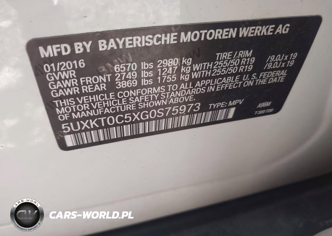 2016 BMW X5 Edrive xDrive40E VIN:5UXKT0C5XG0S75973 - 9