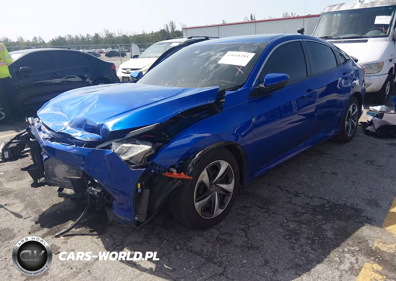 2019 Honda Civic Lx VIN:19XFC2F69KE049720 - 2