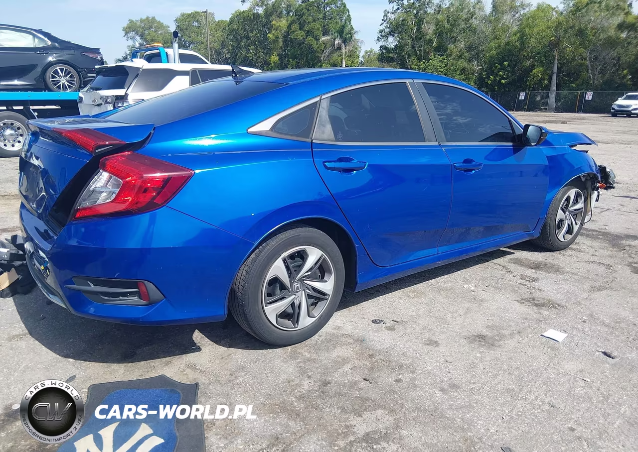 2019 Honda Civic Lx VIN:19XFC2F69KE049720 - 4
