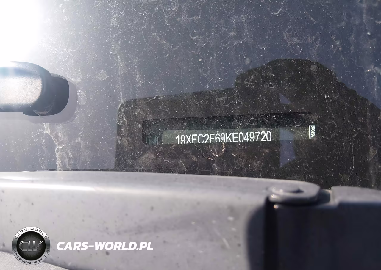 2019 Honda Civic Lx VIN:19XFC2F69KE049720 - 9