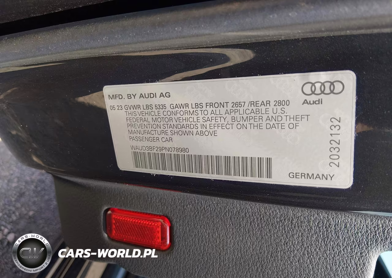 2023 Audi A6 Premium 45 Tfsi Quattro S Tronic VIN:WAUD3BF29PN078980 - 9