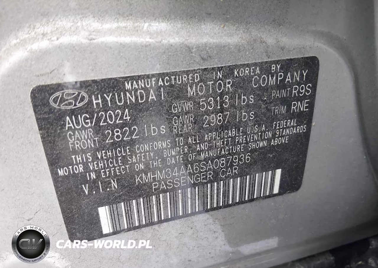2025 Hyundai Ioniq 6 Sel VIN:KMHM34AA6SA087936 - 9