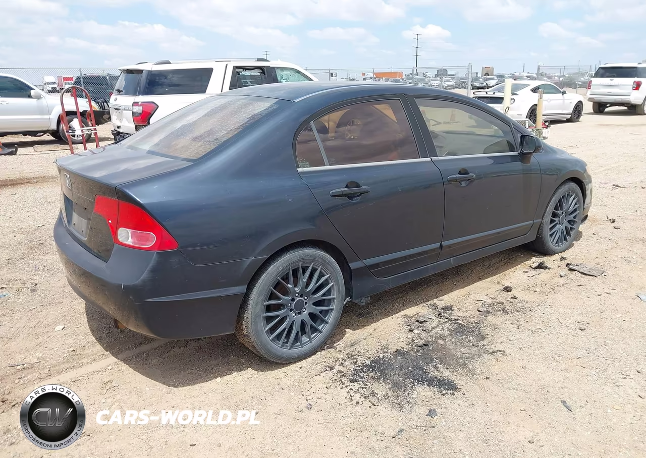 2008 Honda Civic Lx VIN:1HGFA16598L002891 - 4
