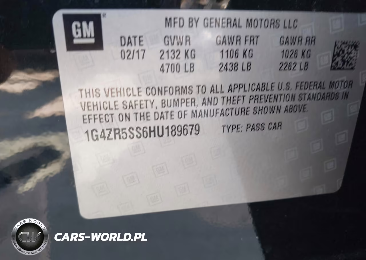 2017 Buick Lacrosse Premium VIN:1G4ZR5SS6HU189679 - 9