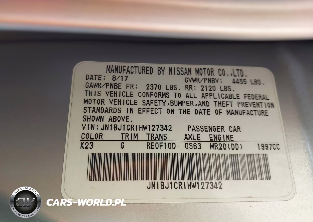 2017 Nissan Rogue Sport Sl VIN:JN1BJ1CR1HW127342 - 9
