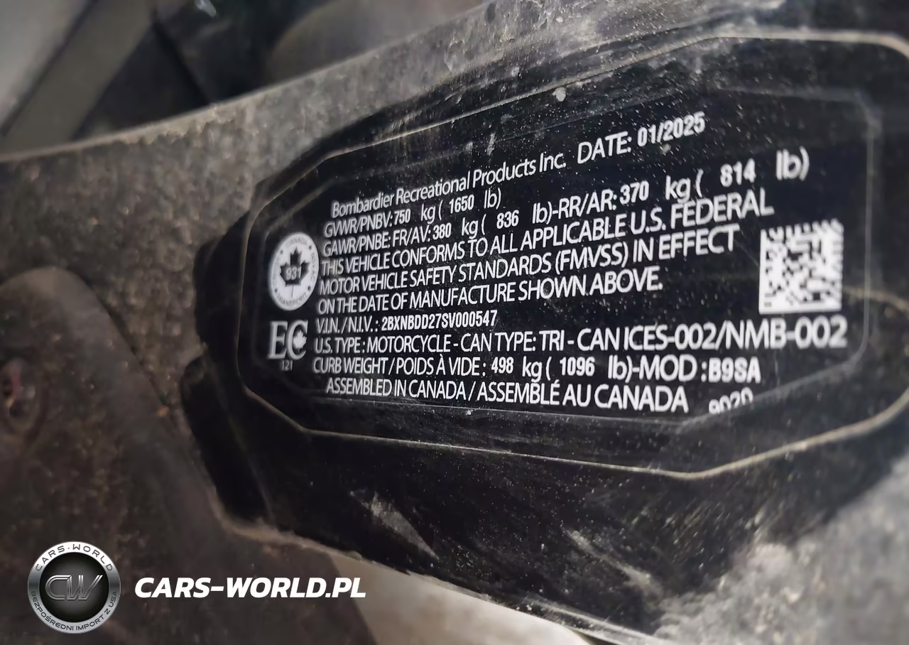 2025 Can-Am Spyder Roadster Rt-Rt Limited VIN:2BXNBDD27SV000547 - 10