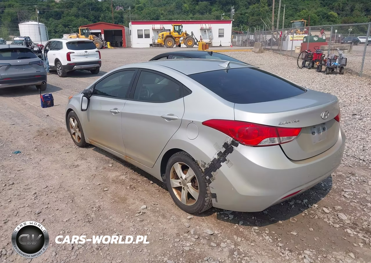 2012 Hyundai Elantra Gls (Ulsan Plant) VIN:KMHDH4AE6CU240903 - 3