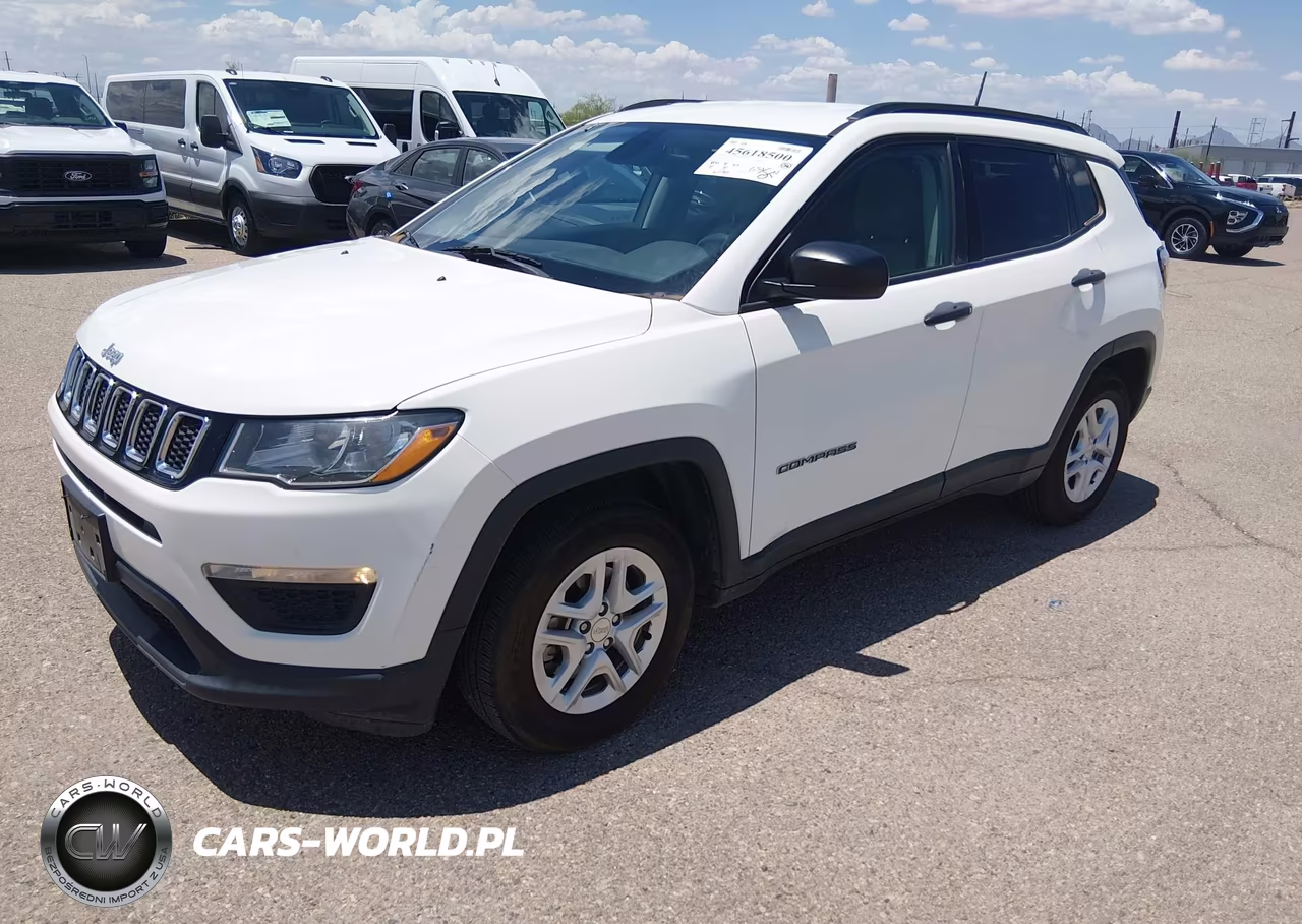 2018 Jeep Compass Sport Fwd VIN:3C4NJCAB3JT308644 - 2