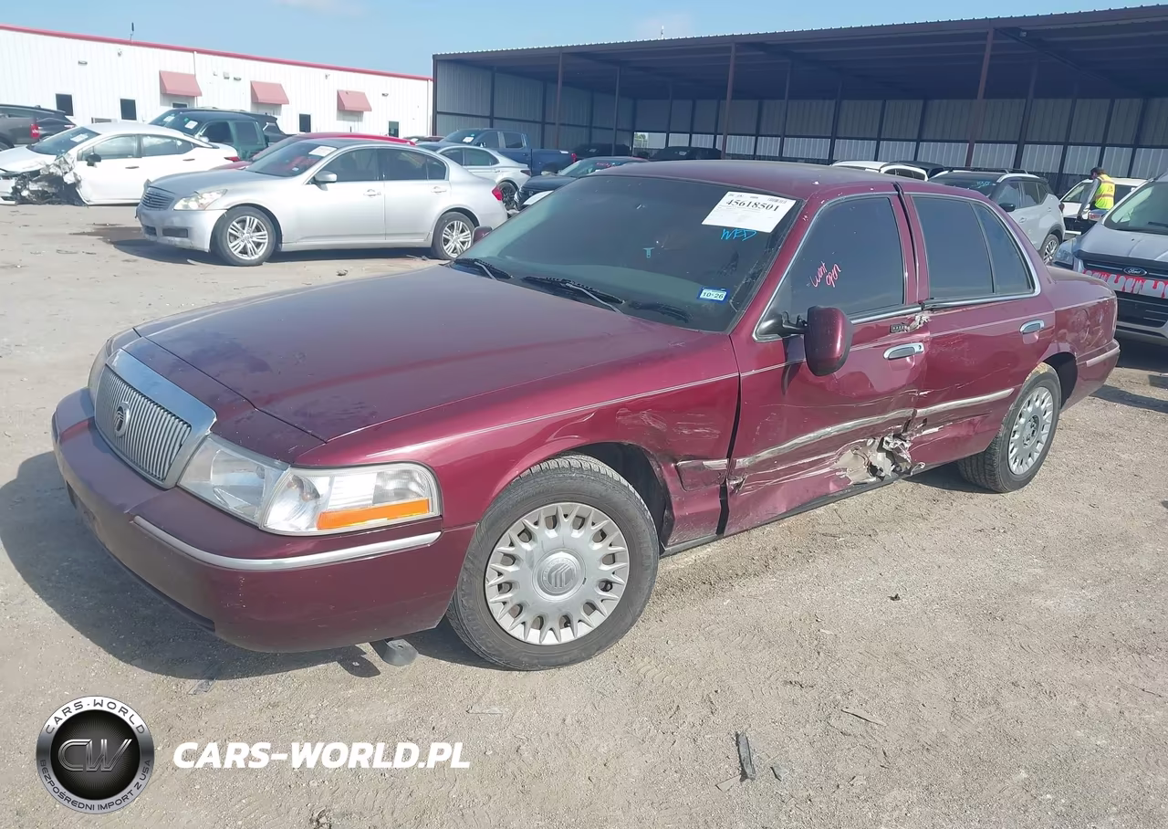 2004 Mercury Grand Marquis Gs VIN:2MEFM74WX4X612833 - 2