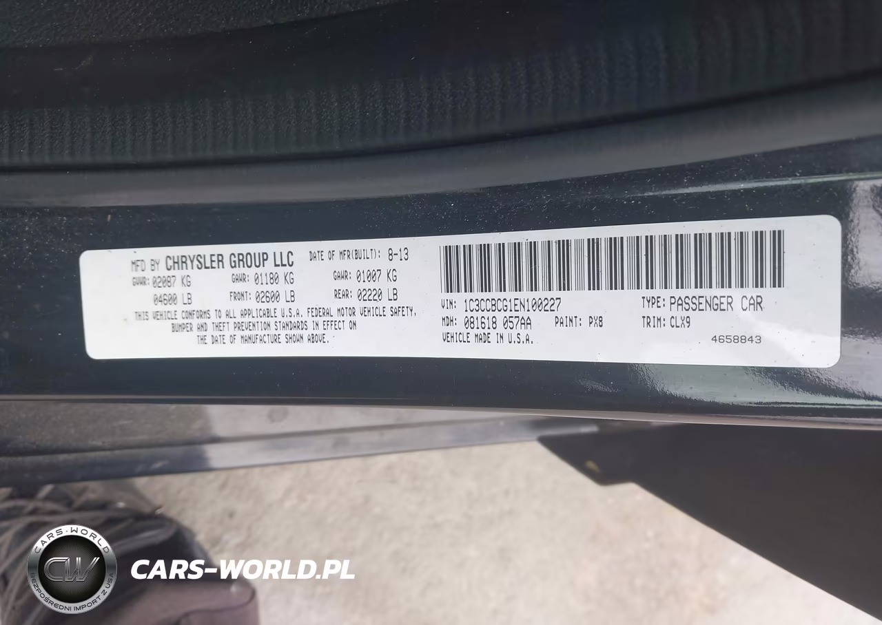2014 Chrysler 200 Limited VIN:1C3CCBCG1EN100227 - 9