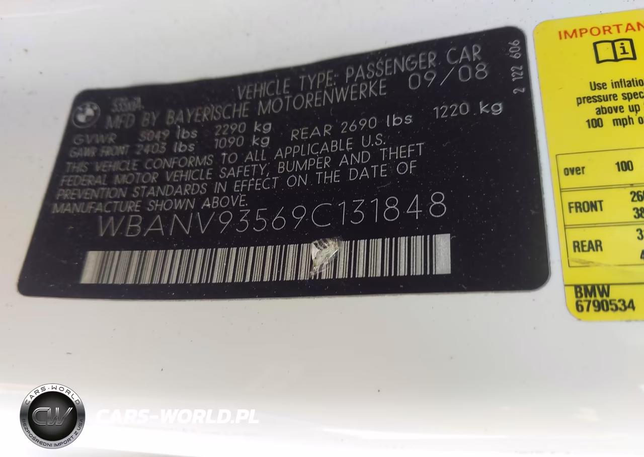 2009 BMW 535I xDrive VIN:WBANV93569C131848 - 9