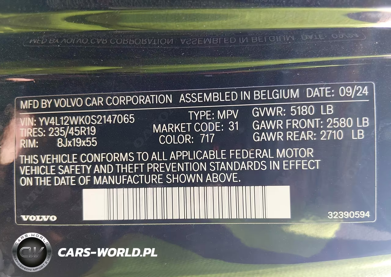 2025 Volvo V60 Cross Country Plus, B5 Awd Gas (Mild Hybrid) VIN:YV4L12WK0S2147065 - 9
