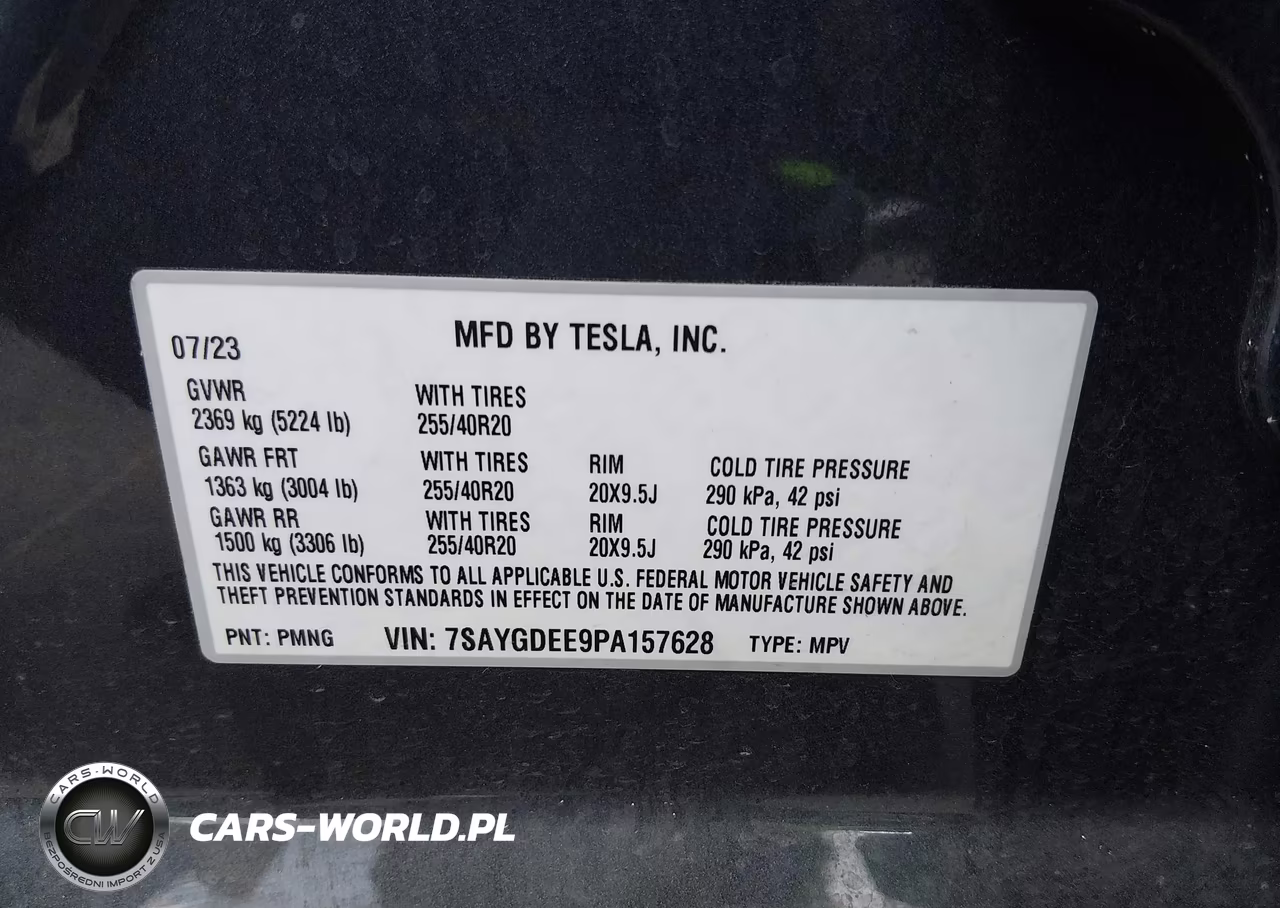 2023 Tesla Model Y Awd-Long Range Dual Motor All-Wheel Drive VIN:7SAYGDEE9PA157628 - 9