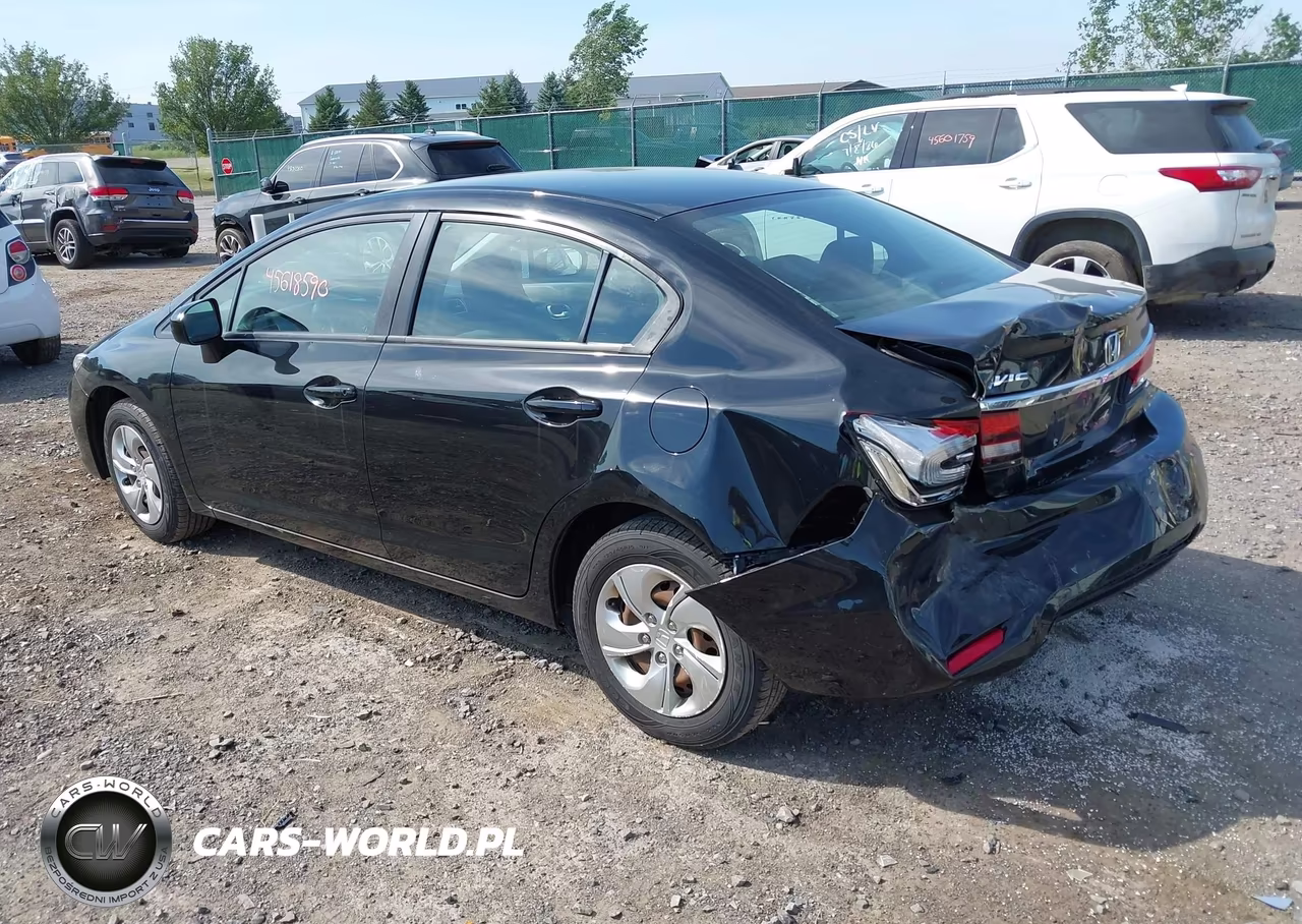 2015 Honda Civic Lx VIN:19XFB2E56FE109356 - 3