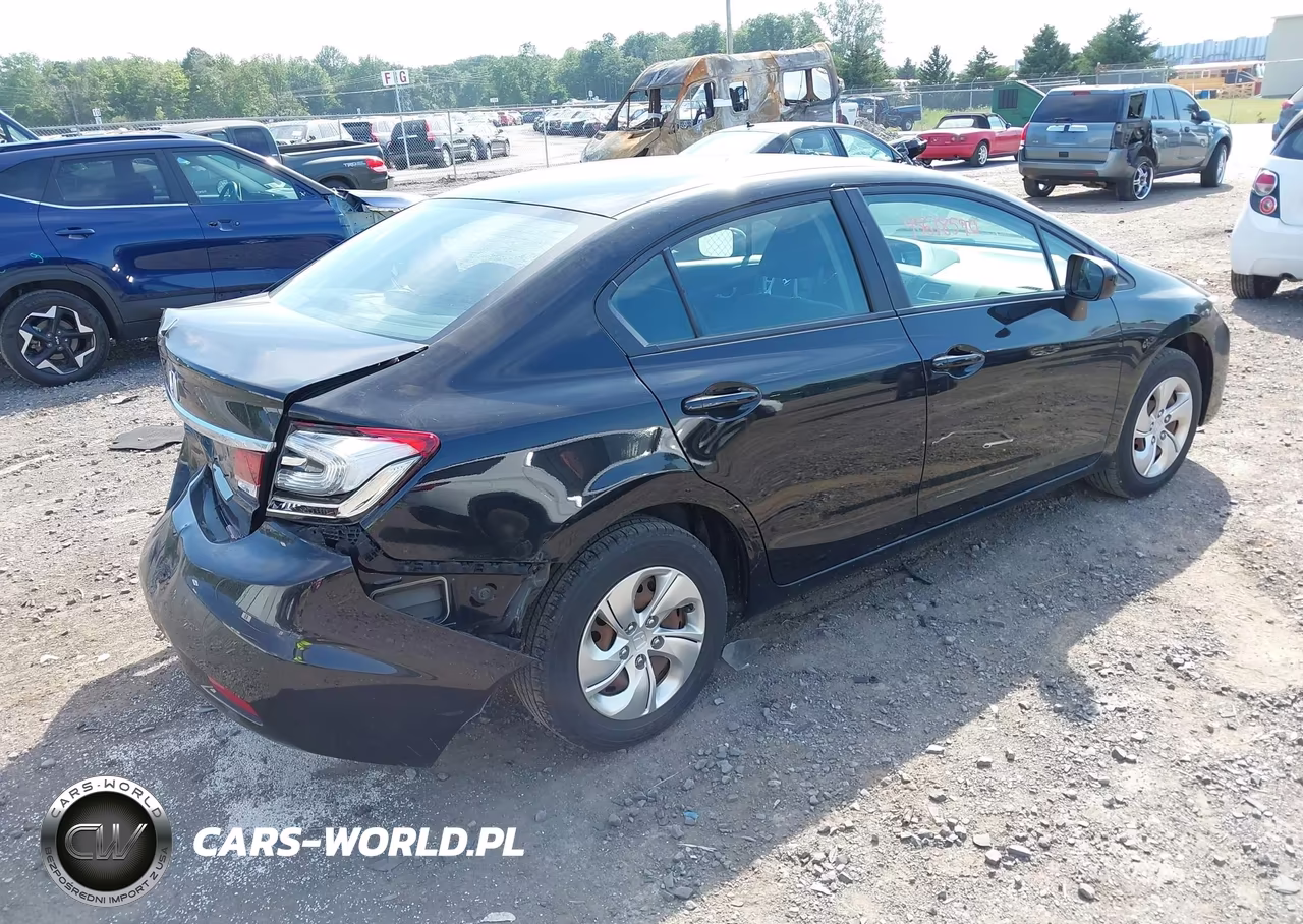 2015 Honda Civic Lx VIN:19XFB2E56FE109356 - 4