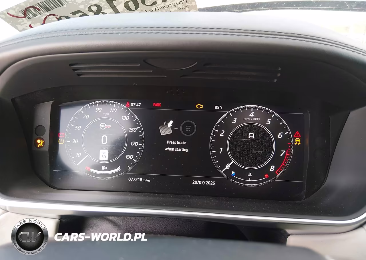 2019 Land Rover Range Rover Sport Svr VIN:SALWZ2SE5KA818673 - 7
