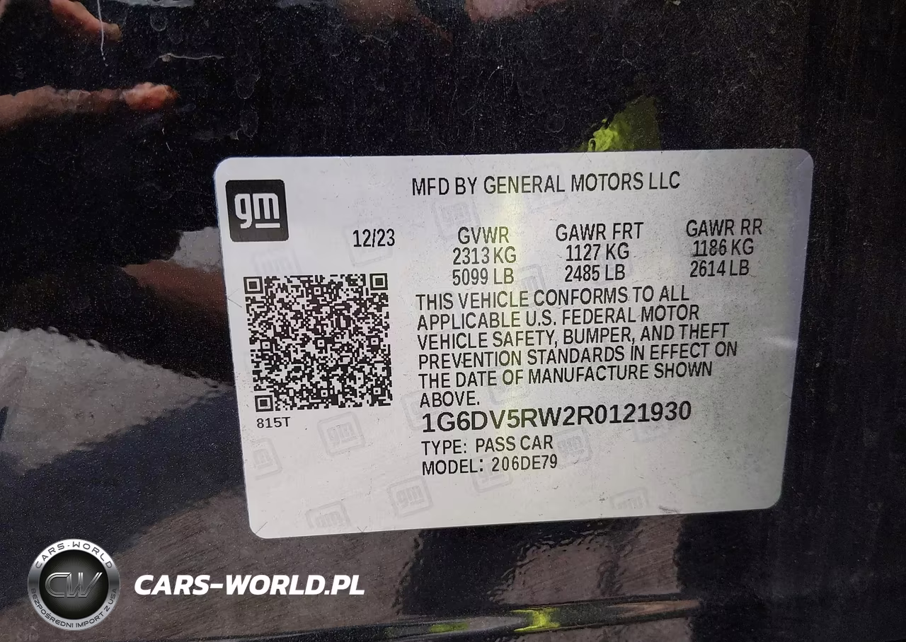 2024 Cadillac Ct5-V V-Series VIN:1G6DV5RW2R0121930 - 9