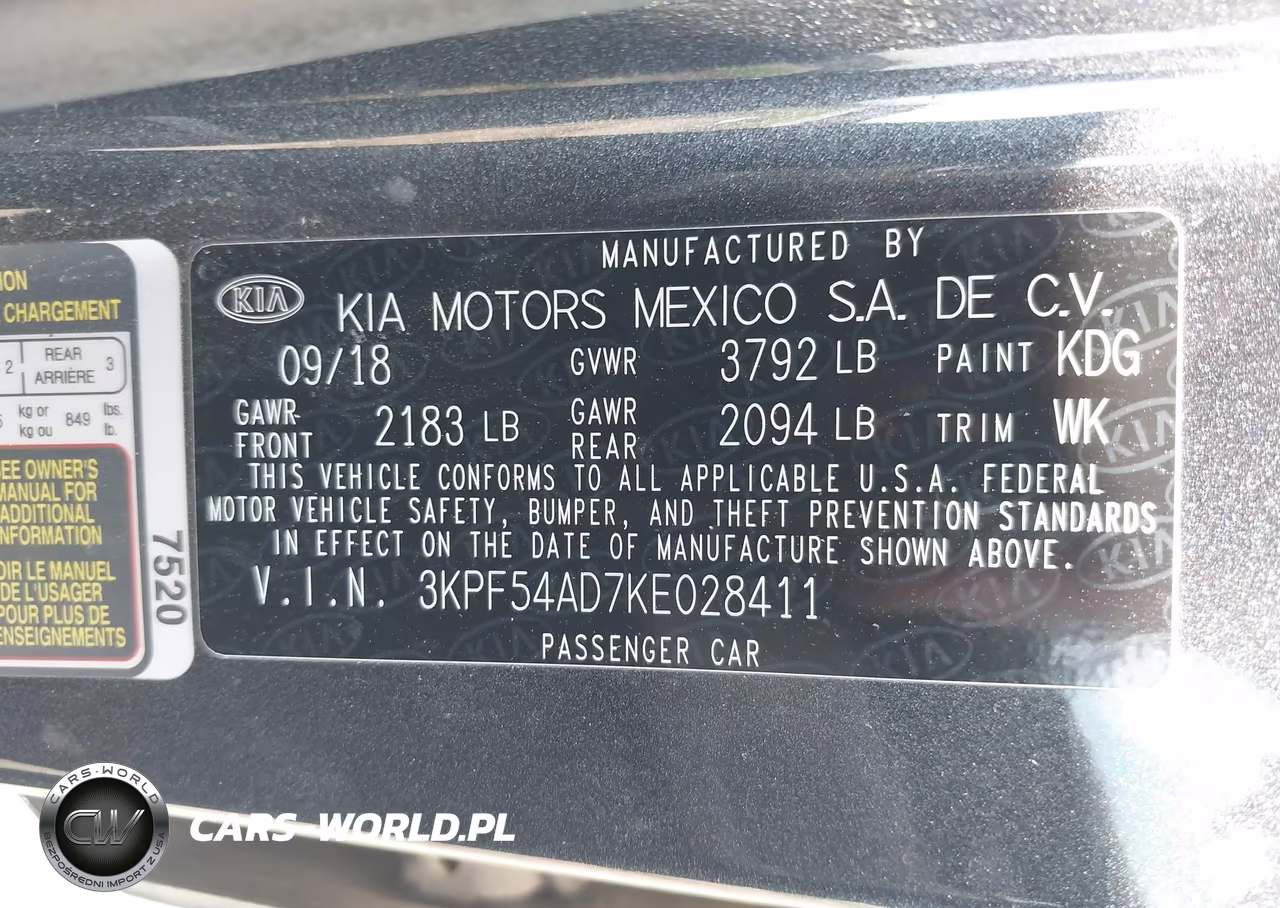 2019 Kia Forte Ex VIN:3KPF54AD7KE028411 - 9