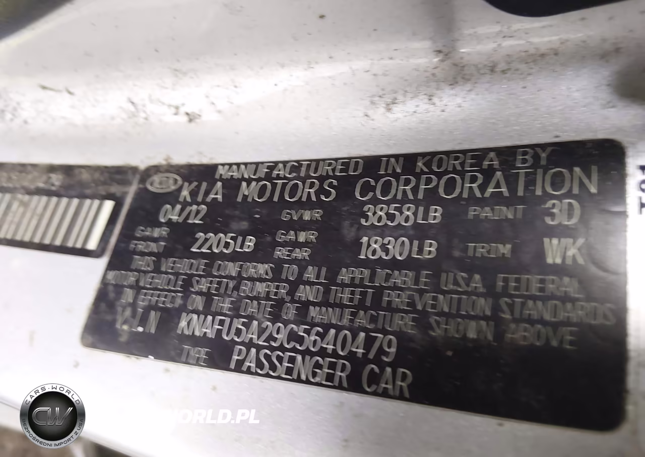2012 Kia Forte Ex VIN:KNAFU5A29C5640479 - 9