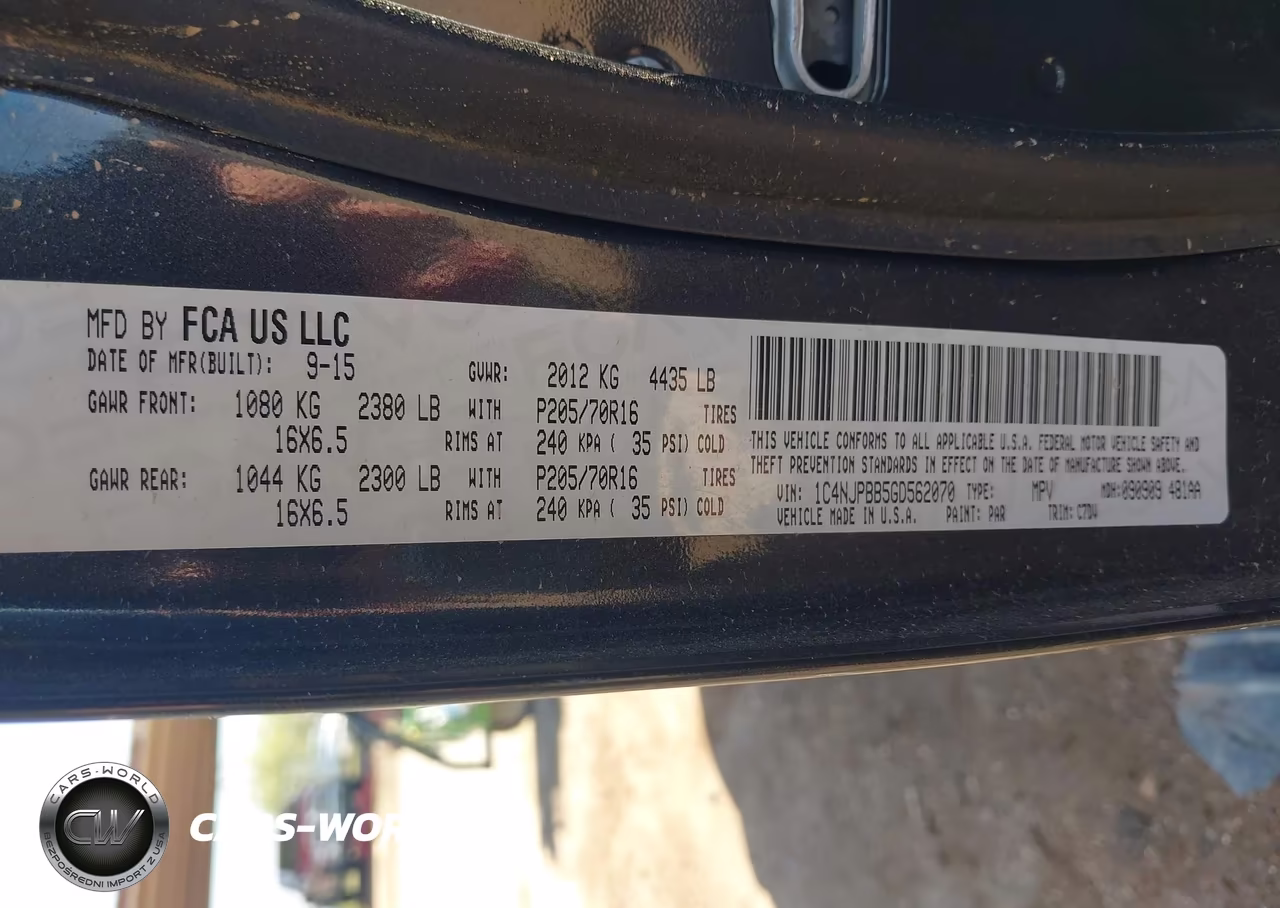 2016 Jeep Patriot Sport VIN:1C4NJPBB5GD562070 - 9