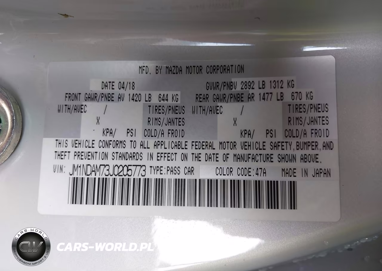 2018 Mazda Mx-5 Miata Rf Grand Touring VIN:JM1NDAM73J0205773 - 9