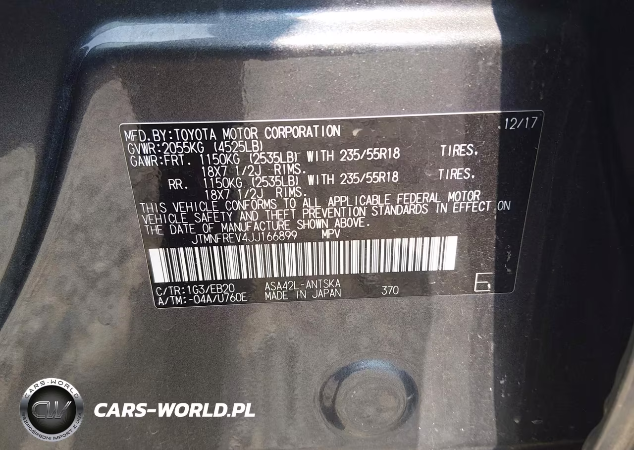 2018 Toyota Rav4 Se VIN:JTMNFREV4JJ166899 - 9