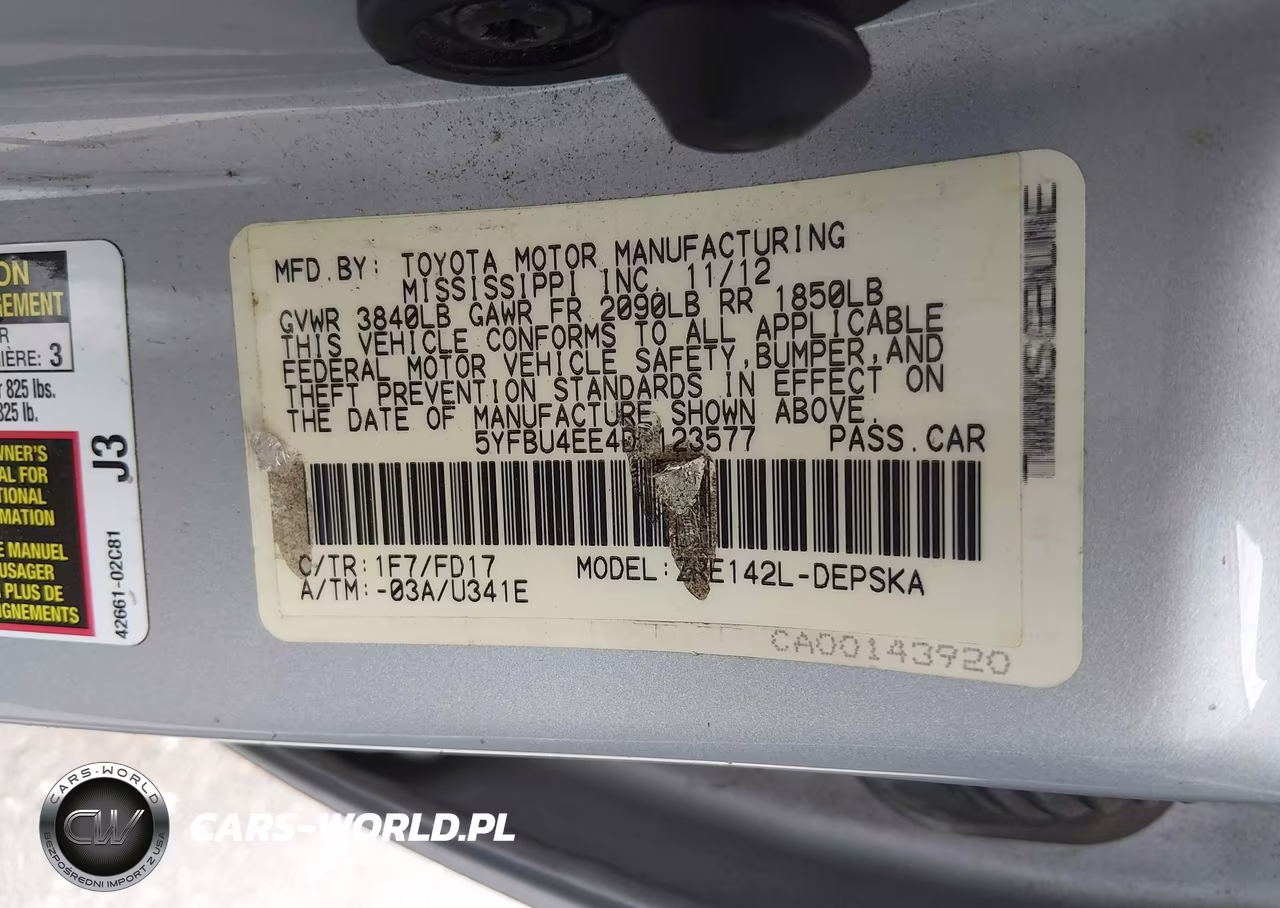 2013 Toyota Corolla S VIN:5YFBU4EE4DP123577 - 9